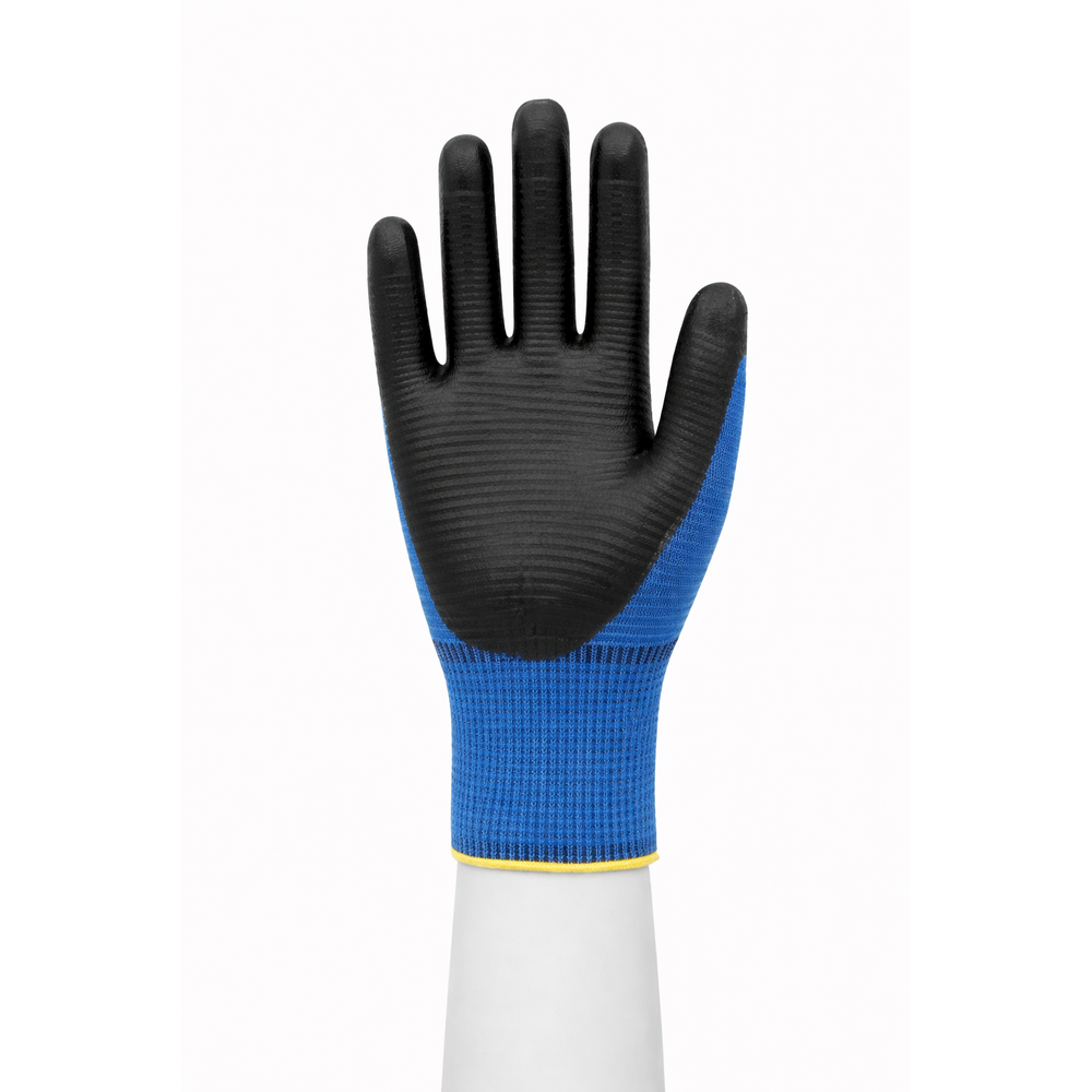 beybi pn zebra nitril eldiven kivrimli kavrama 13g polyester orme 1 2 nitril kaplama turuncu siyah kirmizi siyah mavi siyah no 9 no 10 en 388 3131x ce reach gida ile temas silikon icermez