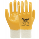 beybi kn4+ pamuk nitril eldiven tam nitril kapli yag petrol direncli surtunmeli yuzey dayanikli sari beyaz lacivert beyaz no 9 no 10 en 388 4111x 