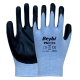 Beybi PU Cotton Poliüretan Kaplı Pamuk Eldiven (Mavi-Siyah) beybi pu cotton poliuretan kapli pamuk orme eldiven mavi siyah 1 2 pu kaplama en 388 3111x ce no 9 no 10