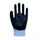 Beybi PU Cotton Poliüretan Kaplı Pamuk Eldiven (Mavi-Siyah) beybi pu cotton poliuretan kapli pamuk orme eldiven mavi siyah 1 2 pu kaplama en 388 3111x ce no 9 no 10