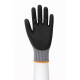 Beybi CU300 PU Kaplı Kesilmeye Dirençli Eldiven (Gri-Siyah) beybi cu300 pu kapli kesilmeye direncli eldiven gri siyah 13g hdpe astar 1 2 pu kaplama en 388 4344b reach silikon dmf icermez no 9 no 10