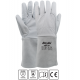 Beybi ARG-01 Argon Kaynakçı Eldiveni (Gri) beybi arg-01 argon kaynakci eldiveni gri keci derisi yarma deri konc uzun konc icten dikis en388 1111x en407 x11111 10 xl