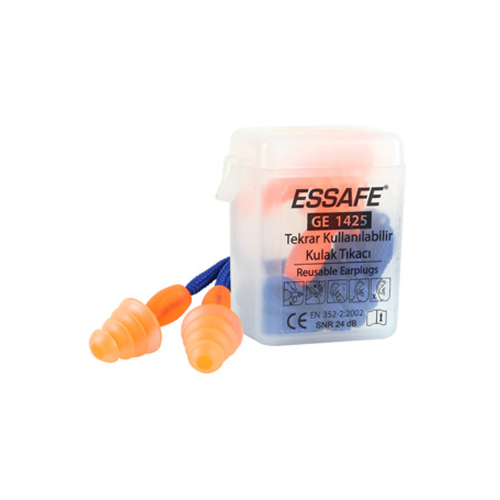 Essafe GE 1425 Kordonlu Kutulu Kulak Tıkacı (SNR 24 dB)