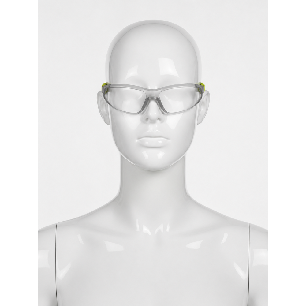 baymax s-900 curved seffaf koruyucu gozluk kavisli polikarbonat lens silikon burunluk ileri geri ayarlanabilir sap uv 400 en 166 en 170 optik sinif 1 45 m s f t k n 35 gr otoklav 121c