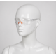 baymax s-1100 quattro seffaf koruyucu gozluk polikarbonat lens silikon burunluk uv400 en 166 en 170 2c-1.2 optik sinif 2 antifog n cizilme direnci k f 45 m/s