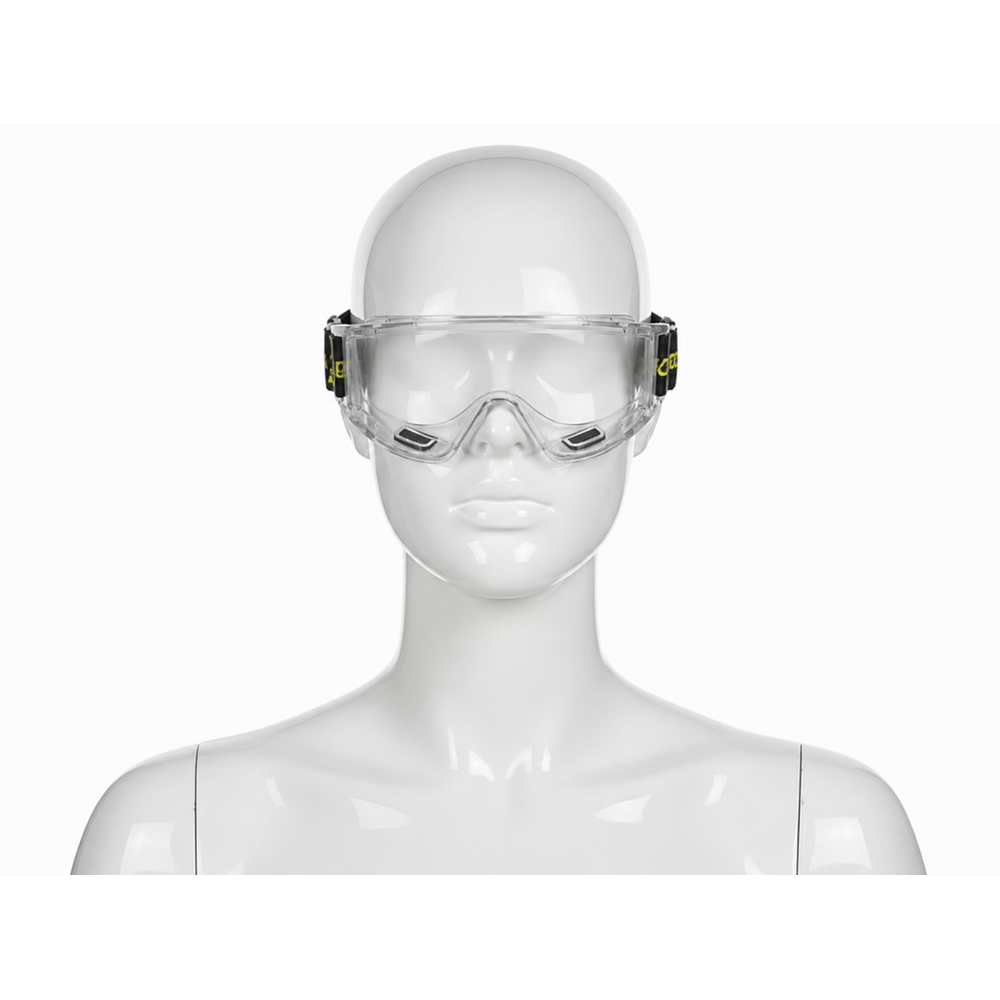 baymax s-550 grand sizdirmaz goggle tip tam koruma koruyucu gozluk seffaf panoramik lens ayarlanabilir lastik uv400 polikarbonat en 166 en 170 2c 1 2 optik sinif 2 f 45 m s t k n anti fog opsiyonel