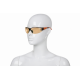 Delta Plus Fuji Gradient koruyucu gözlük gradyan turuncu lens UV400 buğu önleyici çizilmez 28 g