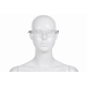 Delta Plus Hekla 2 Clear gözlük üzeri iş güvenliği gözlüğü overglasses şeffaf monoblok UV400 çizilmez yan siper 37 g