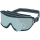 Delta Plus Film Goggle lens koruma filmi 10 set 3 katmanlı soyulabilir renksiz gözlük maske goggle aksesuarı aşınma koruması 56g