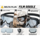 Delta Plus Film Goggle lens koruma filmi 10 set 3 katmanlı soyulabilir renksiz gözlük maske goggle aksesuarı aşınma koruması 56g