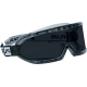 Delta Plus Galeras Smoke füme tam kapalı goggle monoblok PC lens base 10 köpük contalı buğu önleyici çizilmez optik sınıf 1 104 g