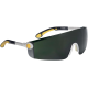 Delta Plus LIPARI2 T5 kaynakçı gözlüğü gölge 5 monoblok polikarbonat lens yan koruma buğu önleyici çizilmez UV400 optik sınıf 1 34 g