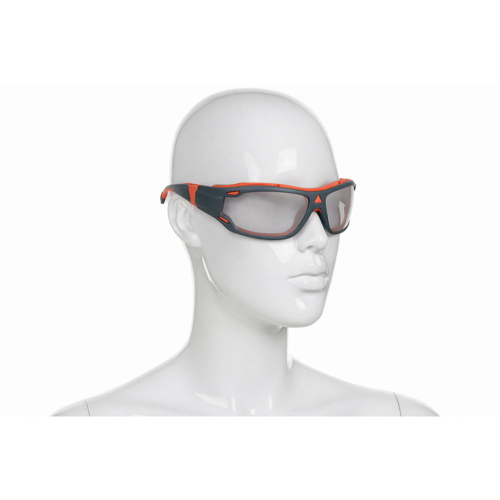 Delta Plus Blow2 Light Mirror koruyucu gözlük saplı kayışlı UV400 çizilmez köpük conta