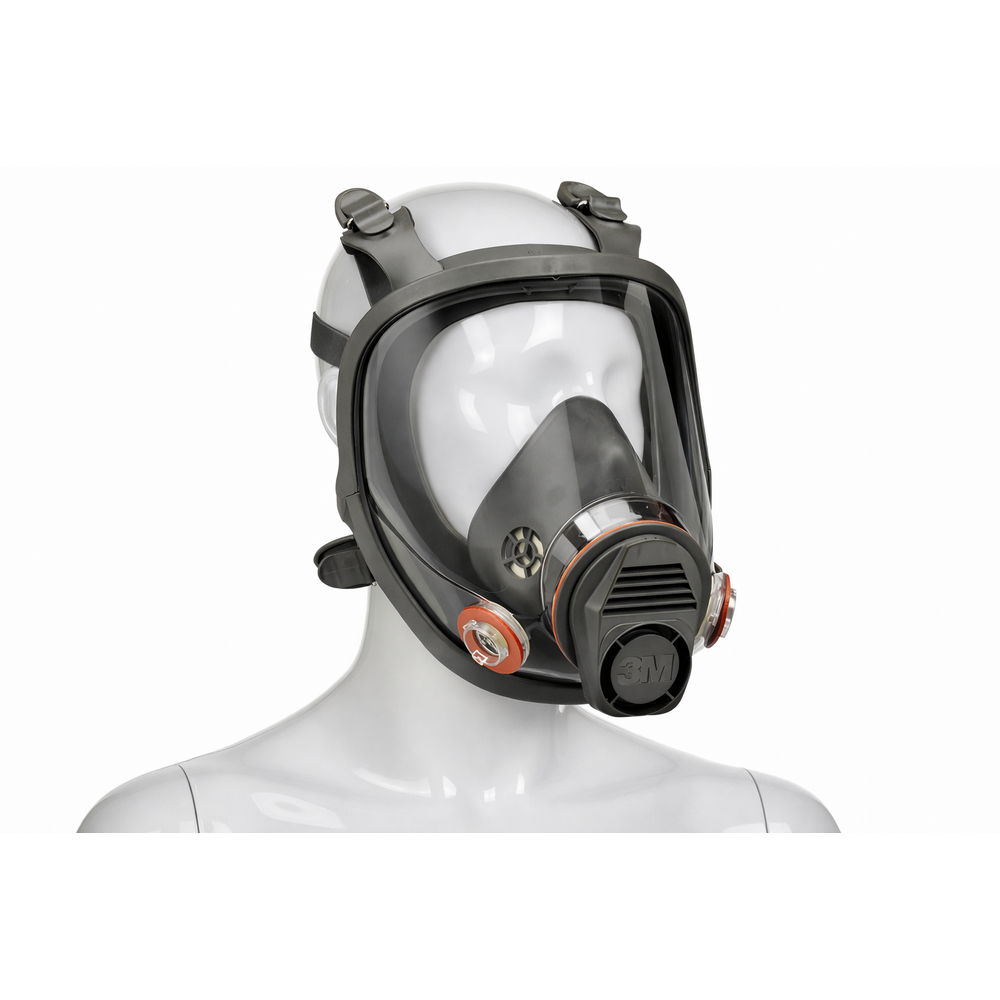 3M 6800 Tam Yüz Maskesi 3m 6800 tam yüz maskesi orta boy silikon yüz contalı bayonet bağlantılı full face solunum maskesi