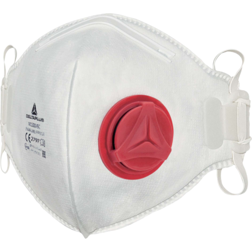 Delta Plus M1300VB FFP3 NR D Valfli Katlanabilir Solunum Maskesi – 10’lu Kutu