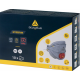 delta plus m1305vw ffp3 nr d aktif karbonlu valfli katlanabilir solunum maskesi 10lu kutu en 149