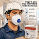 Dräger X-plore 1720 V CoolMAX Valfli FFP2 Toz Maskesi 10 Adet drager x plore 1720 v ffp2 nr d ventilli toz maskesi 10 adet coolmax valfli katlanabilir partikül maskesi