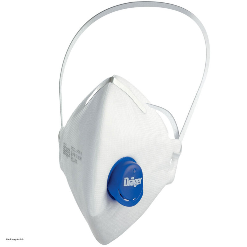 drager x plore 1730 v ffp3 nr d ventilli toz maskesi 10 adet coolmax valfli katlanabilir partikül maskesi
