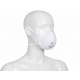 EN 149 • Ventilsiz FFP1 • Konik Form • Burun Klipsi • İkili Baş Bandı • Toz/Zerrecik Bariyeri • Günlük Kullanım