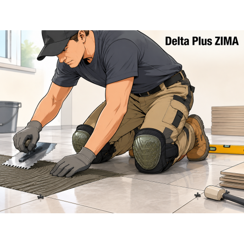 Delta Plus Zıma Ayarlanabilir Kaymaz Jel Dizlik