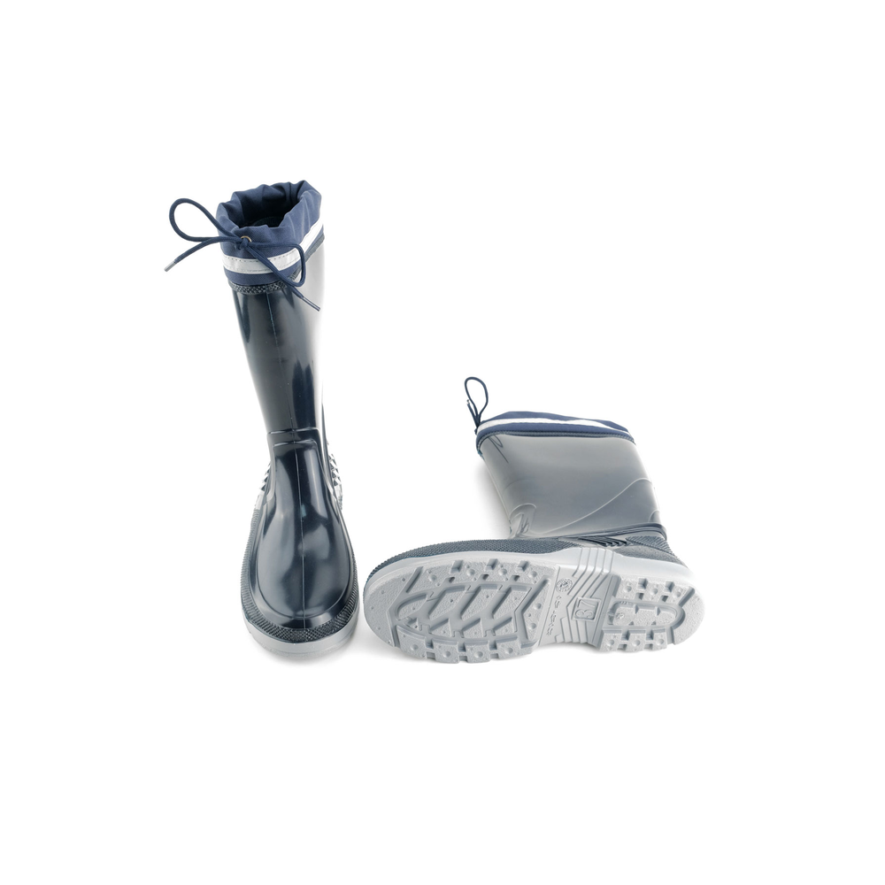gezer erkek kislik bogazdan bagcikli pvc su gecirmez cizme lacivert 37 38 39 40 41 42 kumas manset reflektif serit santiye bahce tarim depo lojistik