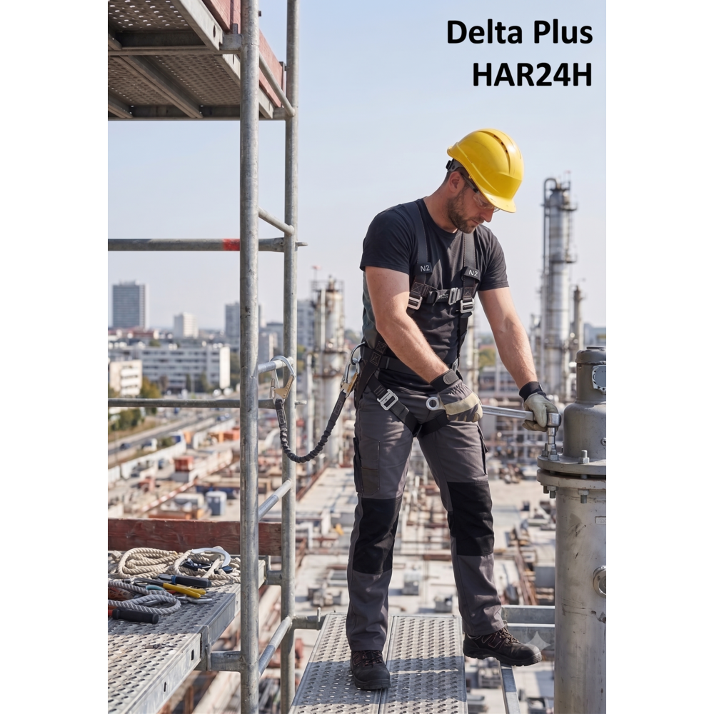 Delta Plus HAR24H Emniyet Kemeri Delta Plus HAR24H paraşüt tipi tam vücut emniyet kemeri