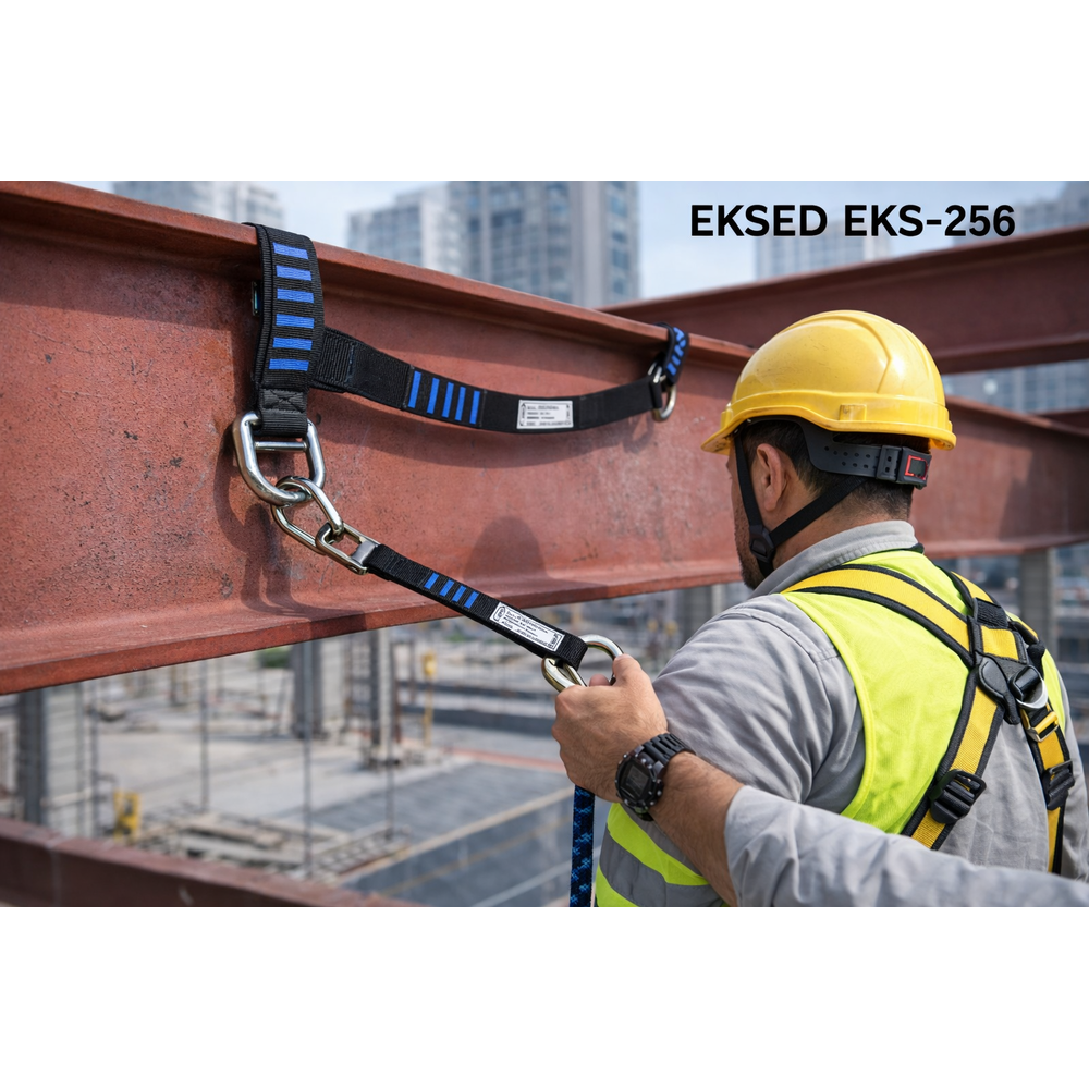 Eksed Ankaraj Sapanı EKS-256 polyester kolon çelik D halka