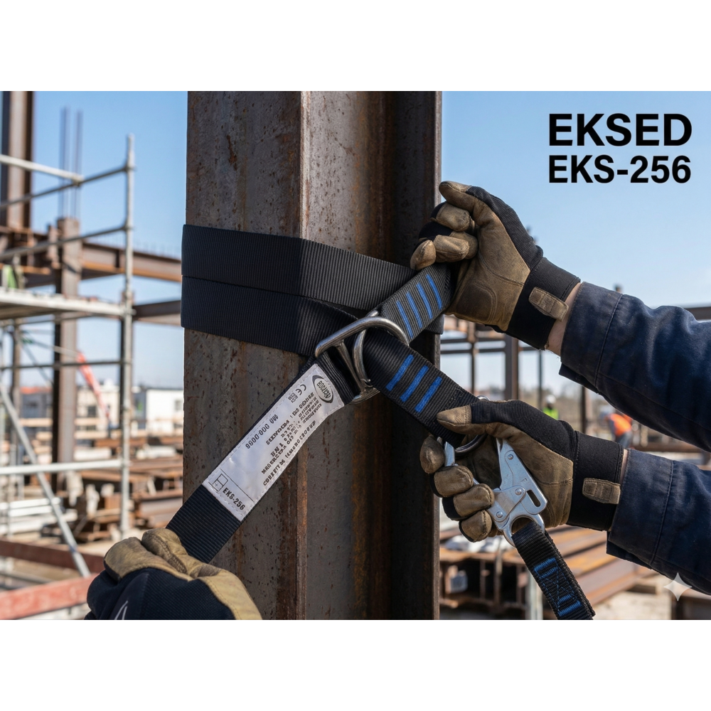 Eksed Ankaraj Sapanı EKS-256 polyester kolon çelik D halka
