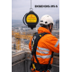 Eksed SALVATOR EKS-315-S çelik halatlı geri sarımlı düşüş durdurucu 15m