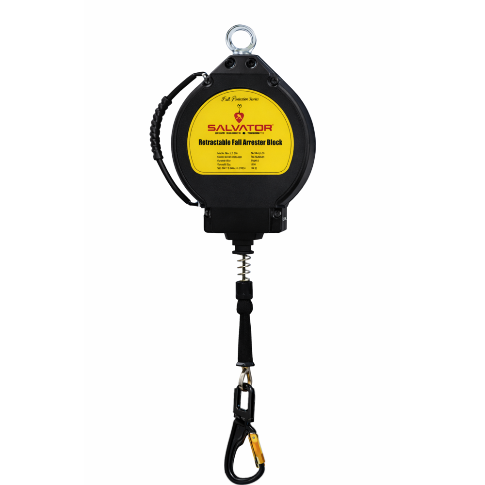 Eksed SALVATOR EKS-325-S çelik halatlı geri sarımlı düşüş durdurucu 25m