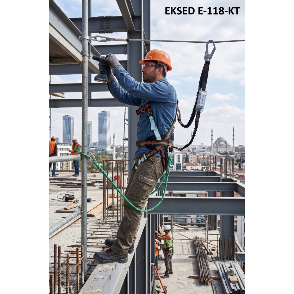 eksed e-118-kt dusus durdurma ve konumlandirma kemeri parasut tipi otomatik tokali 140 kg en 358 en 361