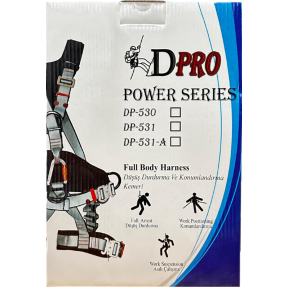 DPRO Ultimate Power DP-531-A Emniyet Kemeri DPRO Ultimate Power DP-531-A düşüş durdurma ve konumlandırma kemeri