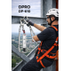 DPRO GRAVITY DP-610 şok emicili çift bacaklı kolonlu halat 54 mm çelik kanca