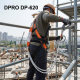 DPRO DP-620 çift bacaklı dikişli halat 54 mm çelik kanca 1,2 m 2 m