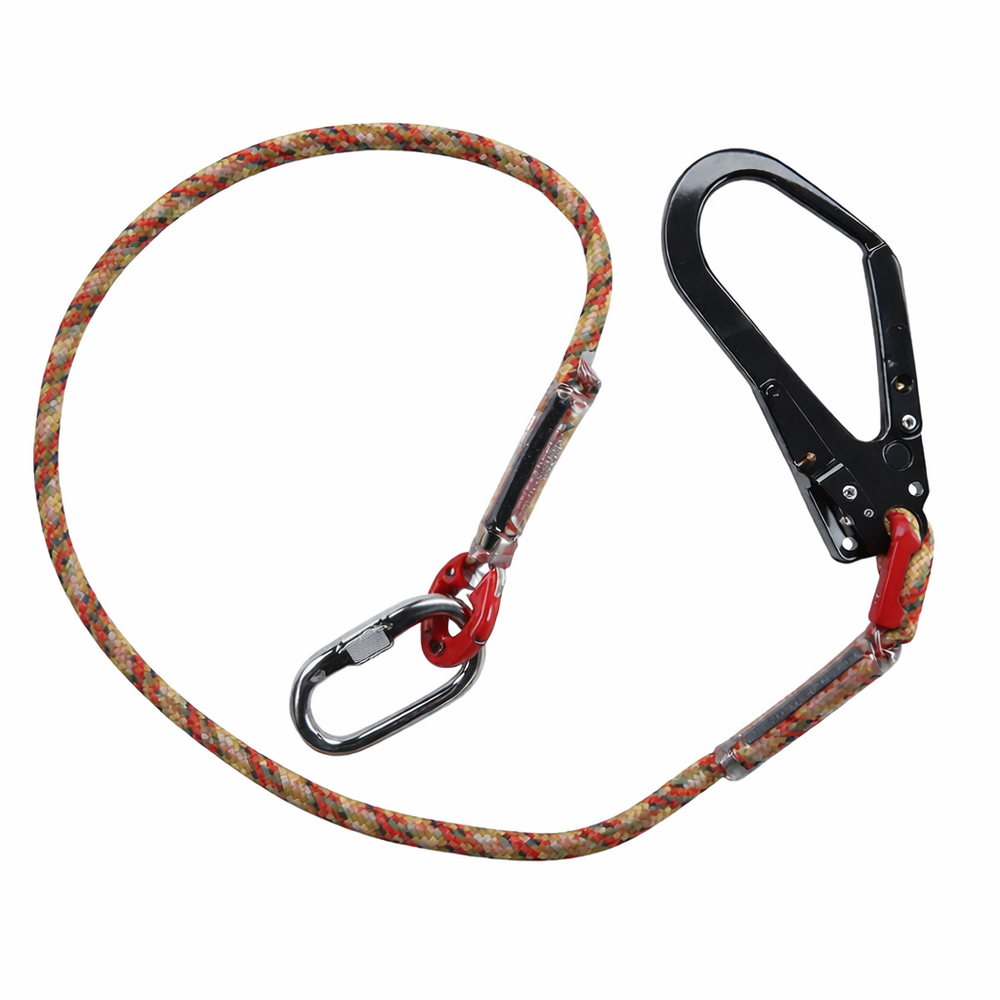 DPRO DP-625 tek bacaklı dikişli halat 54 mm çelik kanca 1,2 m 2 m