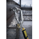 eksed eks-147-v aluminyum vidali karabina screw lock 30kn en 362 2005 gate opening 20mm 110mm 94gr kkd