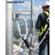 Eksed EKS-149-O çelik otomatik double lock karabina 25 kN 19 mm