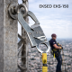 Eksed EKS-150 çelik kanca karabina double lock 25 kN 19 mm