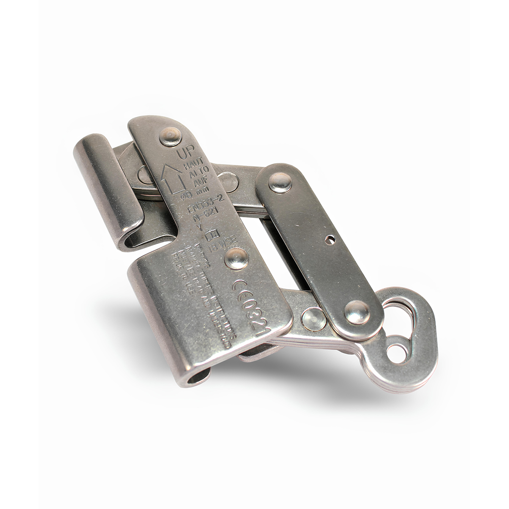 Eksed EKS-156 paslanmaz çelik halat tutucu 8 mm 15 kN 100 kg EN 353-2