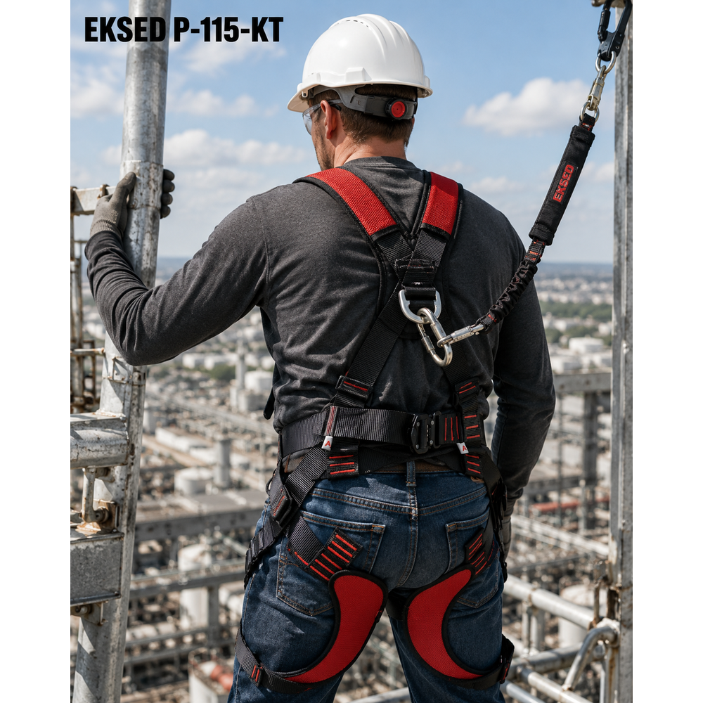 eksed p-115-kt dusus durdurma kemeri parasut tipi tam vucut en 361 2002 ayarlanabilir kayis s xxl yuksekte calisma