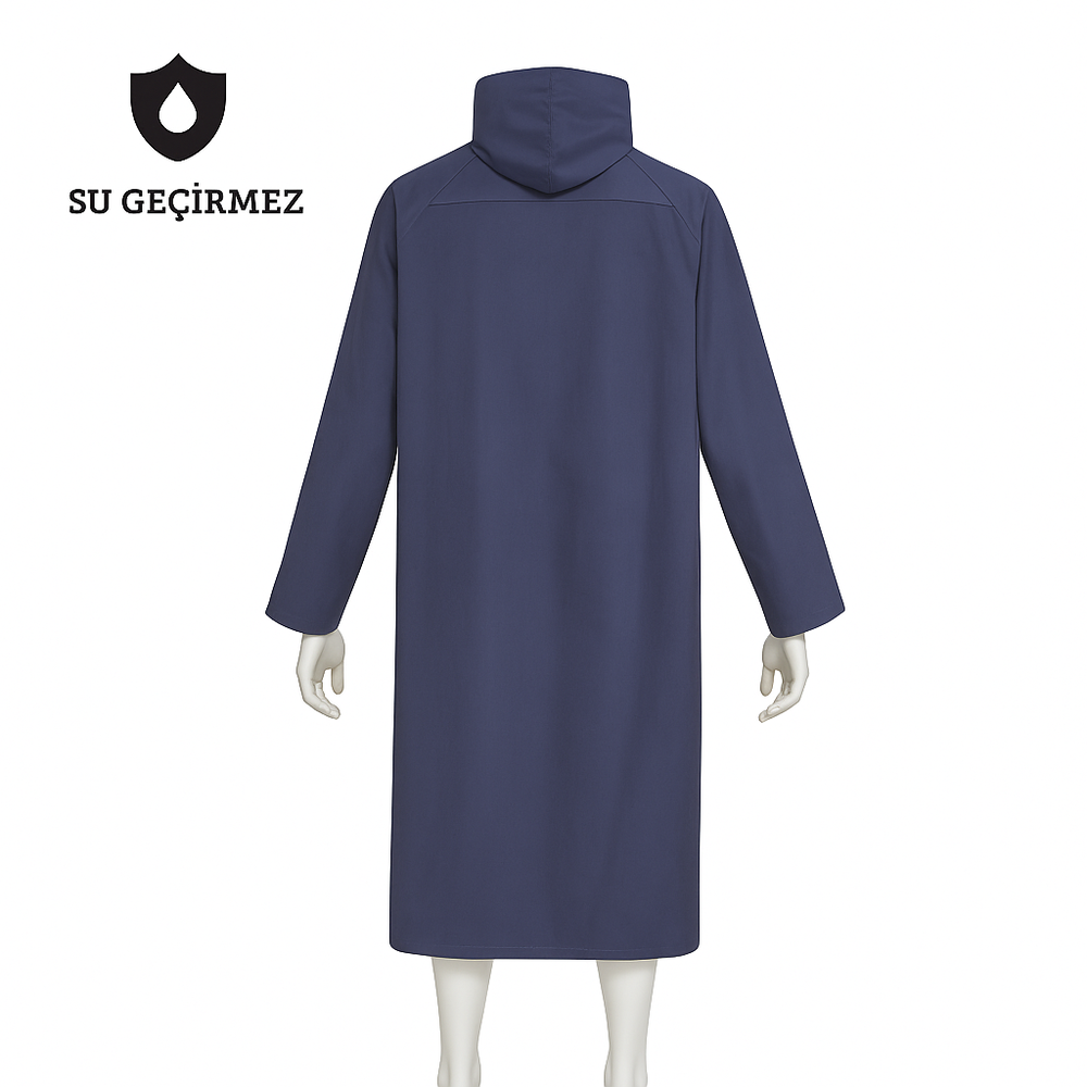 Izrasa NM-05 astarlı 32 mm PVC kumaş yağmurluk, tam su geçirmez profesyonel iş yağmurluğu