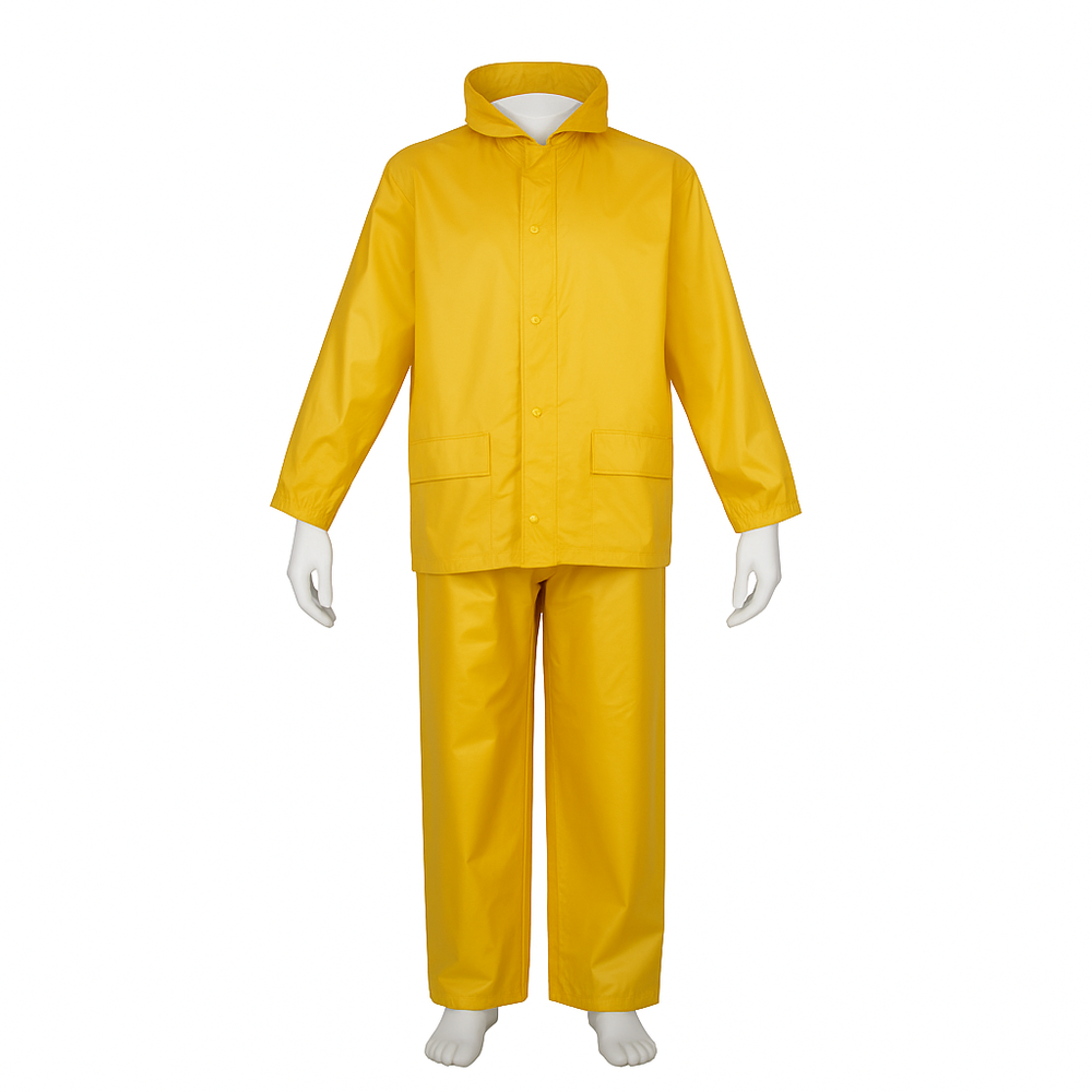 Izrasa SI-01 imperteks takım yağmurluk, 190 g/m² su geçirmez ceket ve pantolon yağmurluk seti