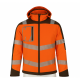 Vizwell VWJK268 Yüksek Görünümlü Süper-Termal Kapitone Softshell Mont Vizwell VWJK268 yüksek görünümlü süper-termal kapitone softshell mont, segmentli reflektörlü hi-viz sarı termal iş montu