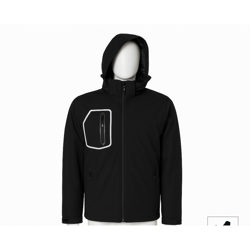 Izrasa NT-110 ProLine tasarım teknik outdoor parka, twill dokuma TPU membranlı kapitoneli iş ve şehir montu