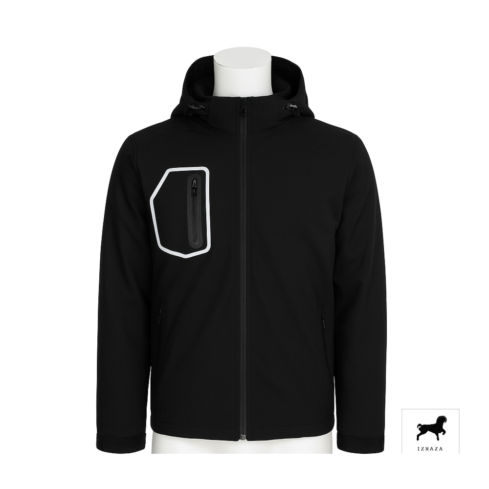 Izrasa NT-110 ProLine tasarım teknik outdoor parka, twill dokuma TPU membranlı kapitoneli iş ve şehir montu