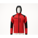 Izrasa SM Serisi Proline teknik softshell mont, 3 kat lamine su geçirmez ve nefes alabilir, polarlı iç yüzeyli iş ve outdoor mont (kırmızı, haki, lacivert, siyah renk seçenekli)