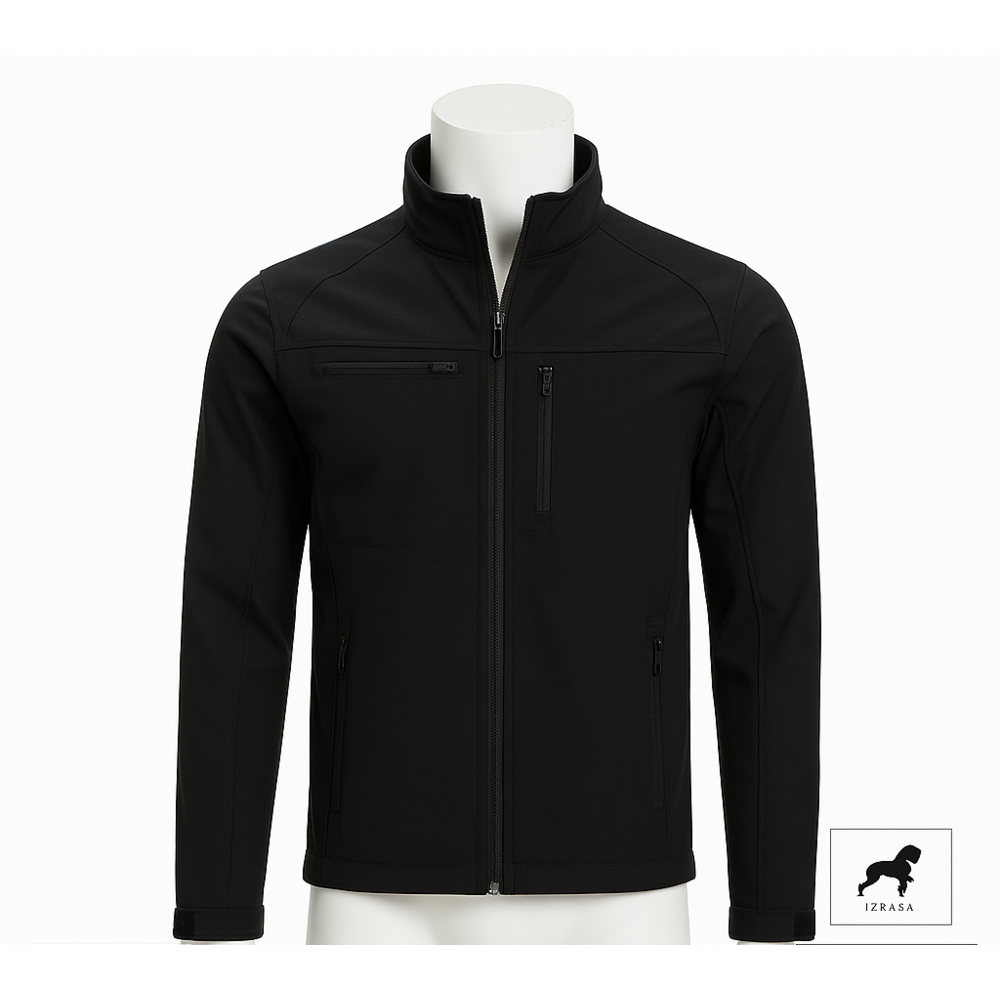 Izrasa SM Serisi Proline teknik softshell mont, 3 kat lamine su geçirmez ve nefes alabilir, polarlı iç yüzeyli iş ve outdoor mont (kırmızı, haki, lacivert, siyah renk seçenekli)