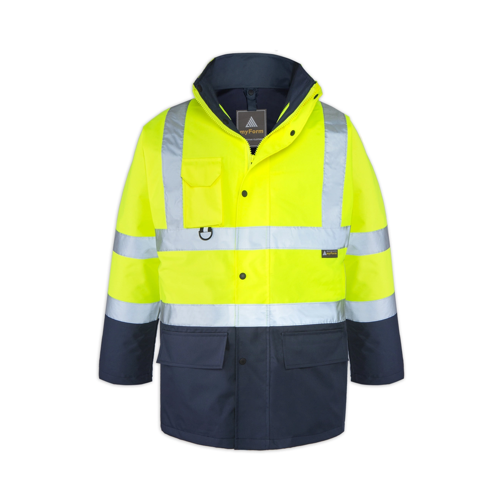 MYFORM Olympus Max-Breathane 4121 hi-vis two-tone 5 in 1 reflektörlü su geçirmez iş montu