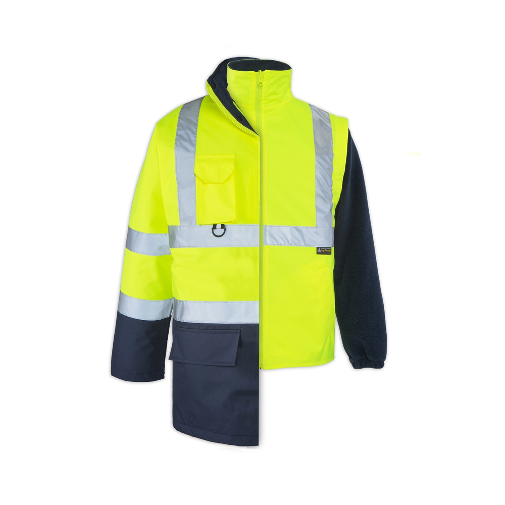MYFORM Olympus Max-Breathane 4121 hi-vis two-tone 5 in 1 reflektörlü su geçirmez iş montu