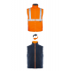 MYFORM Olympus Max-Breathane 4121-R hi-vis 2 in 1 iç yelek çıkarılabilir kollu çift taraflı polar reflektörlü